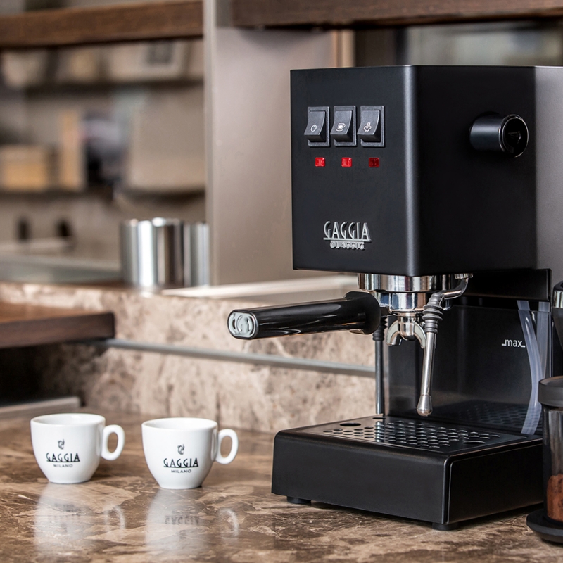 Gaggia Classic Evo Pro Sort Espressomaskine Inkl Baristaudstyr