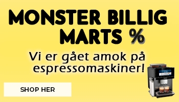 Spar stort på espressomaskiner!